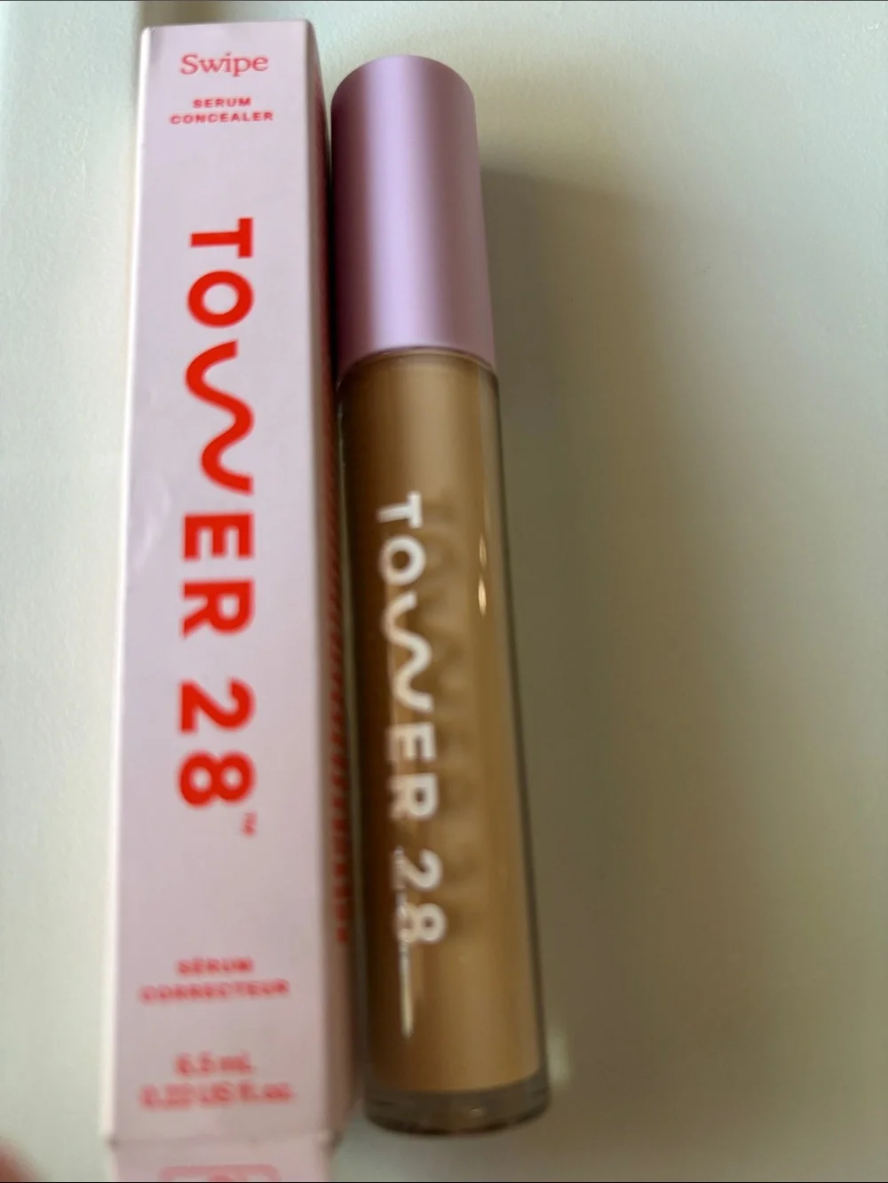 Tower 28 Serum Concealer - Beige Shade with Pink Cap 3.0 shade
